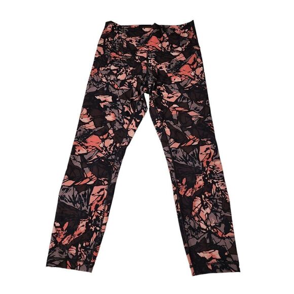 Lululemon Leggings 10 High Times Paint‎ Storm Espresso Multi Full On Luxtreme - Picture 1 of 10